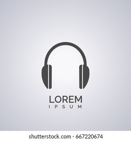Rounded headphones icon