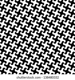 Rounded Hounds Tooth Pattern
