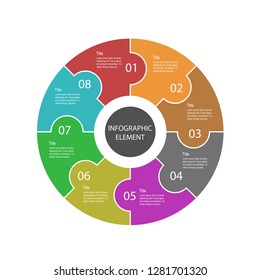 rounded infographic template