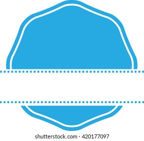 Rounded Label Design.Banner Circle Design.Abstract Logo Design.