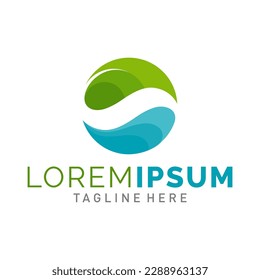 Rounded Leaf Water Vector Stock