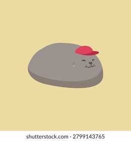 A Rounded Life guard Seal sleeping