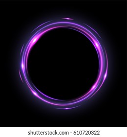 Rundlicht glänzend, geeignet für Produktwerbung, Produktdesign und andere. Vektorillustration-Illustration