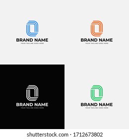 rounded line art style Initial letter o logo design vector template. Professional abstract letter o icon design for company or startup business.