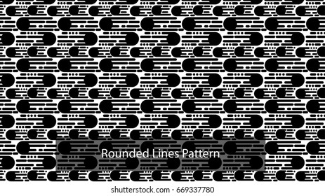 Rounded Line pattern background,Vector illustration for hipster design,Stylish decorative label.