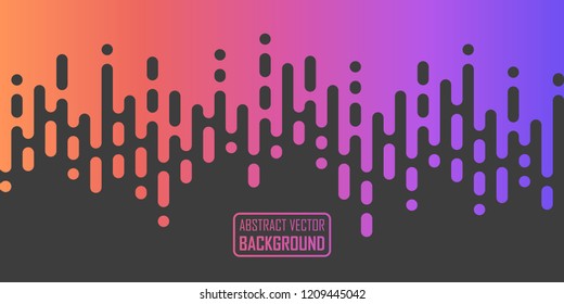 Rounded lines background. Black, purple abstract background.