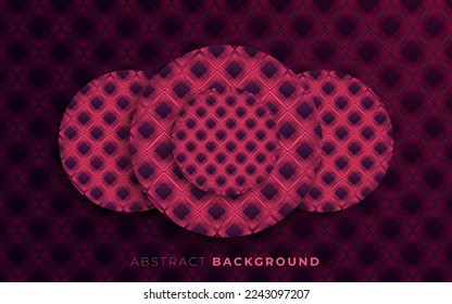 rounded magenta color background design