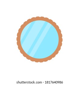 Rounded Mirror Vector Image Design