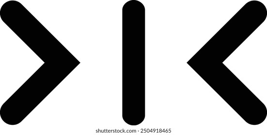 Rounded Morden Filled Arrow Icon