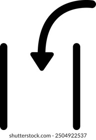 Rounded Morden Filled Arrow Icon