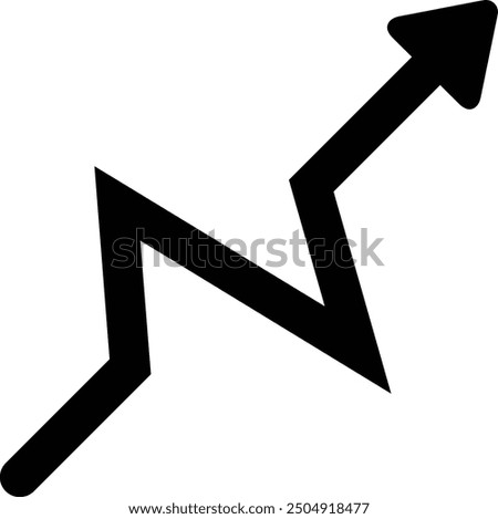 Rounded Morden Filled Arrow Icon
