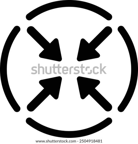 Rounded Morden Filled Arrow Icon