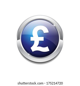 Rounded Pound Sign Vector Icon Button