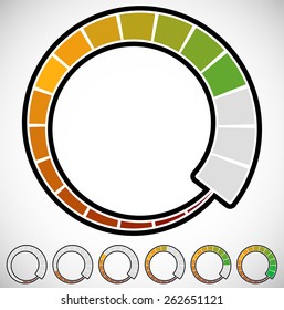 Rounded Progress Indicator, Meter Element