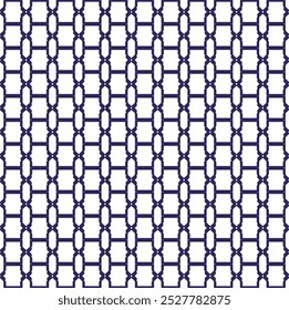  The rounded shapes and connections between them form a cage, fence or lattice.