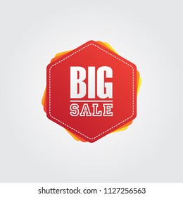 Rounded shoping sale icon