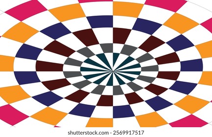 rounded square spiral vortex backround