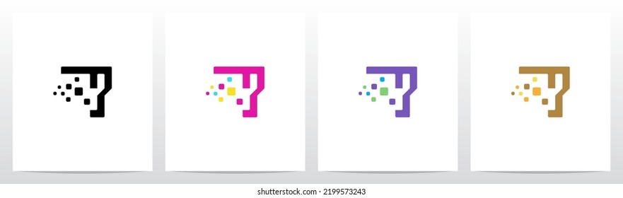  Rounded Squares And Negative Space Letter Logo Design Y