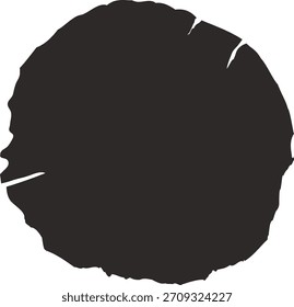 Rounded strip of paper curls into a loop with soft shadows and clean linework, flat shading. Curved ribbon forms a ring with subtle folds and crisp edges. Cartoon vector illustration