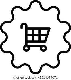Rounded Stroke Clearance Sale Icon