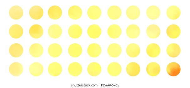 Rounded stylish holographic gradient sphere button. Circle gradients, colorful soft round buttons or vivid color spheres flat set. Can be used as icons, for logos or other graphic elements.