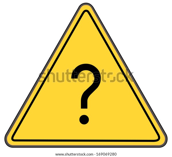 Rounded Triangle Shape Hazard Warning Sign Stock Vector (Royalty Free ...