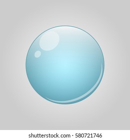 rounded water blob