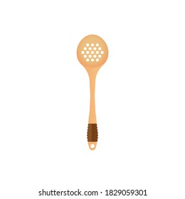 Rounded wooden spatula vector illustration isoalted on white background. Suitable for Realistic 3d Mockup. Natural Wood Material tool for cooking and BBQ. Flippers or Turner
. 9/35