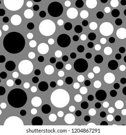 Rounds and circles. Seamless vector EPS 10. Abstract geometric pattern. Multicolor Figures. Texture for print and Banner. Flat style