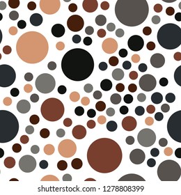 Rounds and circles Seamless vector EPS 10  geometric pattern.