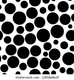 Rounds and circles. Seamless vector EPS 10. Abstract geometric pattern