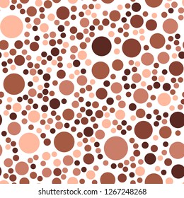Rounds circles and spheres. Seamless vector EPS 10 pattern. Multicolor Figures. Texture for print and Banner. Flat style
