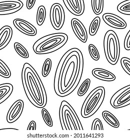 Rounds shells easy sipmle vector design onle line seamless pattern. Perfect graphics for wall decor , fabrics design any any other purposals