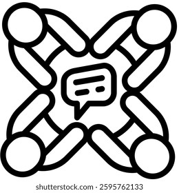 Roundtable Icon Element For Design