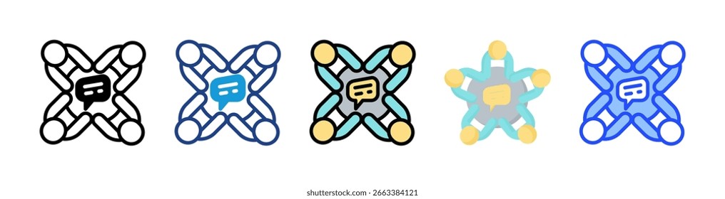 Roundtable Icon Element For Design