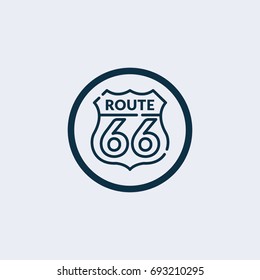 Route 66 icon
