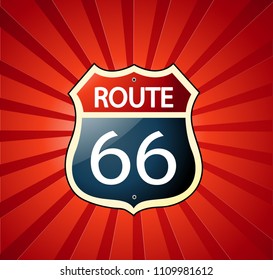 Route 66 sign 