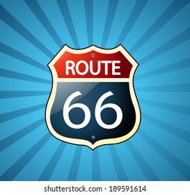 Route 66 sign 