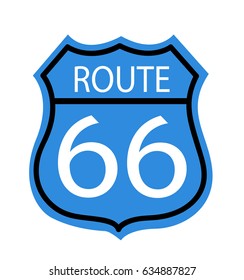 Route 66 sign 
