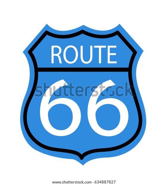 Route 66 sign\

