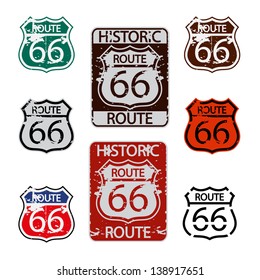 Route 66 Sign Set