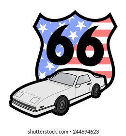 Route 66 symbol
