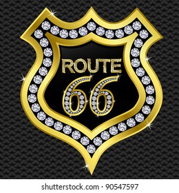 Route 66, vector illustration