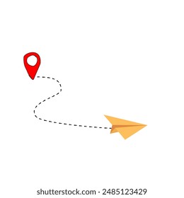 Ruta con avión: inicio y fin