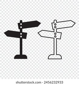  Icono de ruta entre dos puntos con trazado punteado y pin de ubicación. Puntero de Locación de dibujo continuo de una línea. Marca de ruta de la línea de navegación GPS Ilustración vectorial aislada en blanco Negro