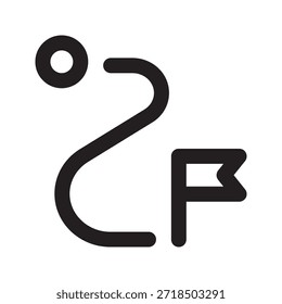 ícone de roteiro. O ícone pode ser usado para sites, modelos de impressão, modelos de apresentação, ilustrações, etc