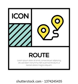 ROUTE ICON CONCEPT