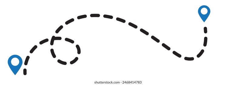 route icon. Navigation. location. GPS elements pack symbol template for graphic and web design collection logo vector illustration