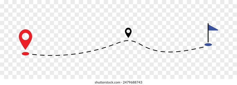 route icon. Navigation. location. GPS elements pack symbol template for graphic and web design collection logo vector illustration. Travel route icon. Eps 10.