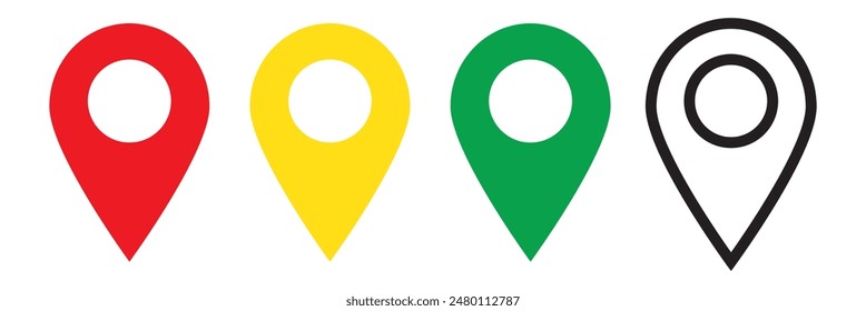 icono de ruta. Navegación. ubicación. ELEMENTOS GPS pack Plantilla de símbolos para gráficos y colección de Diseño web logo Ilustración vectorial